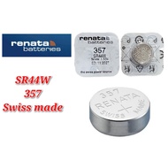 Renata 357 SR44W Battery Silver 1.55V Battery  SWISS MADE