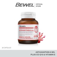 BEWEL ASTAXANTHIN 6 MG PLUS CO-Q10 & VITAMIN-E (30 Caps)-6 MG.+CO Q10+VITAMIN E
