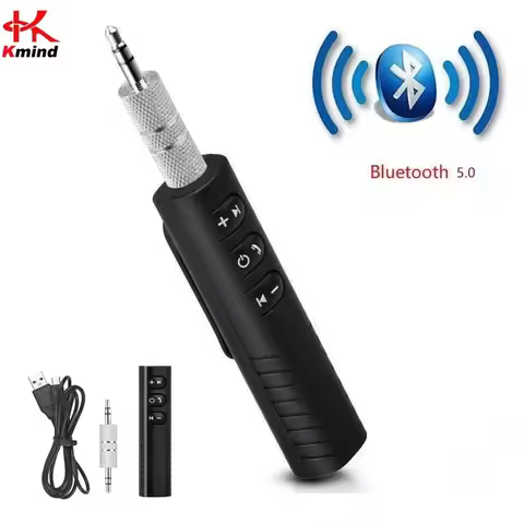 Wireless Bluetooth 5.0 Receiver Adapter 3.5mm Jack For Car Music Audio Aux A2dp Headphone Reciever H