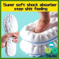 4D Cloud Soft Comfort Insoles Foot Protection Cloud Feeling Insole Elastic Running Shoes Insert
