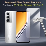 Fingerprint Unlock Compatible With Realme P3 5G P3x P1 Speed Pro P HD Clear Slim 2.5D Anti-Scratch 9