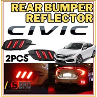 HONDA CIVIC FC 2016 - 2021 REAR BUMPER REFLECTOR BRAKE LAMP CIVIC FC ACCESSORIES