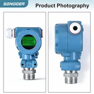 High Temperature Submersible Liquid Level Sensor Stainless Steel Probe With Cable DC 12-24V 0-100m 4