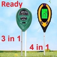 ready Digital Soil Analyzer Tester Meter Alat Ukur pH Tanah 3 4 in 1