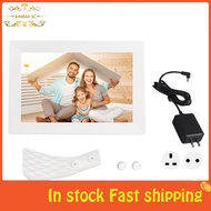 Bamaxis 10.1 Inch WiFi Digital Photo Frame High Resolution Type C Interface Electronic Cloud 100-240V