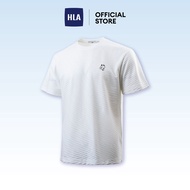 HLA Solid Colour Bear Embroidery  Short Sleeve T-Shirt Men - HNTBJ2J646HPT