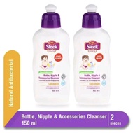 Sleek Bottle Nipple Cleanser 150ml Twin Pack 2 Pcs Baby Pacifier Bottle Cleaner