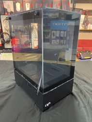 HiteqPC | Micro ATX Tempered Glass Front and Side w/ Side I/O PC Case - Keytech Robin View
