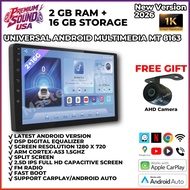PREMIUM SOUND QUAD CORE ANDROID PLAYER 8163 2RAM 16ROM 2+16 MT8163 2026 RADIO ANDROID AUTO APPLE CAR