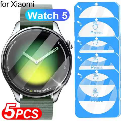 Smartwatch Tempered Glass for Xiaomi Watch 5 Screen Protector Easy Installation HD Anti-Scratch Prot