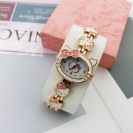Fashion KT Cat Cartoon Watch Female Student Watch Children Cute Watch Bracelet Watch
