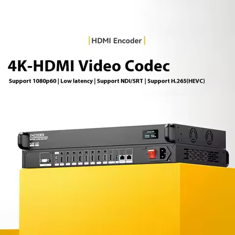 8-Channel H265 H264 HDMI HD Video Encoder 4K Decoder NDI/SRT support WIFI6 expansion IPTV Streaming 