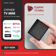 Cypher TV Mini Android Box 4K Streaming | Lemon TV | Netflix YouTube IPTV | Voice Remote | Malaysia 