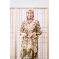 🌼JELITA 🌼 Batik lace with kain lipat batik. Baju kurung viral &amp; trending