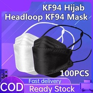 50pcs Headloop mask KF94 Adult Face Mask Hijab Mask muslim mask kn95 n95 kf94 Colour Fashion Design Disposable Face Mask