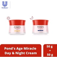 Ponds Age Miracle Day Cream 50g Night Cream 50g EXP-SEPTOKT 2024
