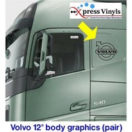 Volvo truck decals x 2. volvo truck sticker graphic
