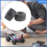 [RazecaMY] 2Pcs RC Wheels and Tires for 1/18 18101 18101Pro Easy to Install Replacement