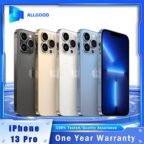 Original Apple iPhone 13 Pro US Version Unlocked - 6.1" 120Hz ProMotion OLED, A15 Bionic, Face ID, 5