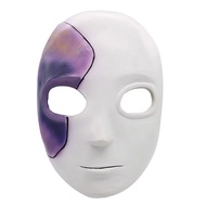 NEW Halloween Girl Sally face Mask with Wig Full Face Costume Creepy Scary Mask for Masquerade Party