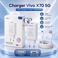 Vivo X70 5G 44W Charger Set + Micro Data Cable Fast Charging Type C/ [GLX]