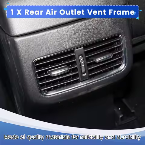 Efficientt-Black Rear Air Outlet Vent Trim Frame Assembly Center Armrest For Mazda CX-5 2017-2021 KD