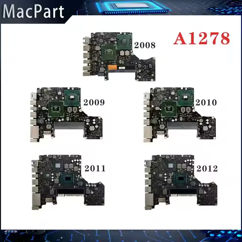 Original A1278 Motherboard For MacBook Pro 13' A1278 I5 I7 Logic Board 820-3115-B 2008 2009 2010 201
