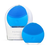 FOREO LUNA mini 2 Ultra-hygienic Facial Cleansing Brush All Skin Types Face Massager for Clean & Hea