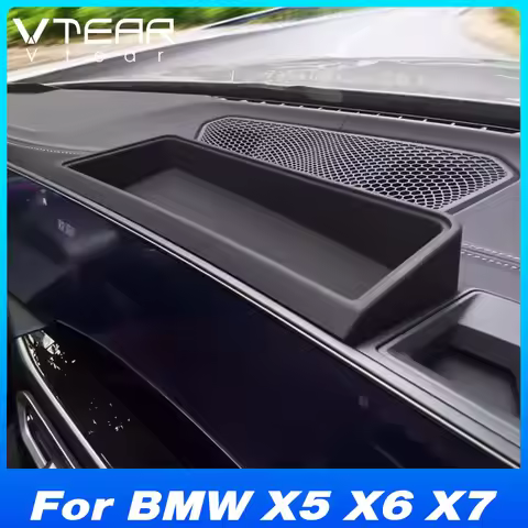 For BMW X5 X6 X7 2024 Central Control Dashboard Navigation Screen Rear Storage Box Tray Organizer In