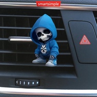 SMARTSIMPLE Creative Skull Car Air Freshener Diffuser Outlet Vent Clips Air Outlet Diffuser Ventilat