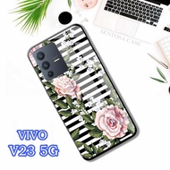 Softcase Glass Kaca VIVO V23(5G) - Casing hp VIVO V23(5G) [ S28 ].