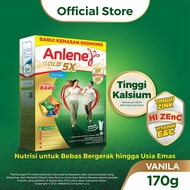 Anlene Gold 5X Susu Bubuk Dewasa Vanila 170g - Nutrisi Tinggi Kalsium Untuk Tulang Sendi dan Otot