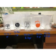 Plastic cup screen printing 12 Oz 7 Gram, Plastic cup Screen Printing 12 oz, 14 Oz, 16 Oz [FLAT] - [