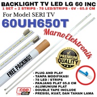 Lg 60 INCH LED TV BACKLIGHT 60UH650T 60UH650 60UH 78 LED 6V ORIGINAL LED Light