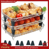 Air Fryer Rack For  Dual Basket, 3 Layers, Stacking Bacon Racks For  DZ201, DZ401 Air Fryer Accessor