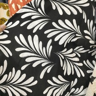 Kain katun 100% linen - bahan cotton serat linen - linen Bangkok motif