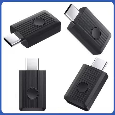 USB Type-C BT 6.0 Dongle Auracast LE Audio AptX HD Adaptive Low Latency 10M for PC Mac Gaming Consol