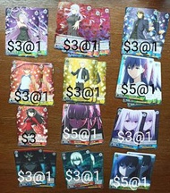 WS卡 Fate Stay Night Heaven's Feel R Weiss Schwarz Card