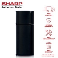 (Bulky) Sharp 470L Top Freezer Refrigerator SJ-U47P-BK