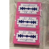 Set of 3 boxes of pink stamped knives