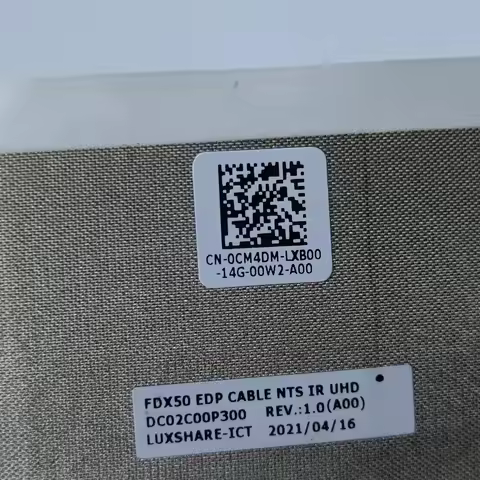 for Dell Precision 7550 M7750 Laptop Video Screen Flex Cable IR UHD Non Touch LCD Display Ribbon Cab