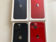 全套全新 iPhone 13 mini 128gb 黑色 紅色 平行進口無鎖 原裝無拆 90日店舖保養 whatapp 6497 6645 price 定價