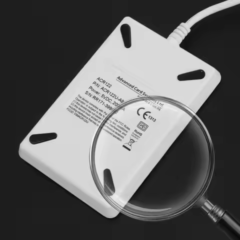 ACR122U NFC Reader Writer 13.56Mhz NFC Card Reader Writer Plug and Play USB Device for Access Contro
