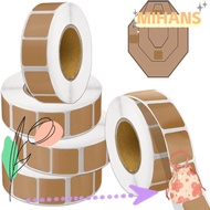 MIH Target Stickers, Outdoor  Range Targets Square Target Pasters, Self-Adhesive  Labels for Long&Sh