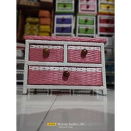 TV Drawer Stacking Shelf/ 3 in 1 Drawer/ Rattan Drawer/ Drawer Shelf/