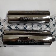 SUZUKI RG SILENCER EXHAUST BOX MUFFLER BOX COVER ROUND EJM STOP PRODUCTION