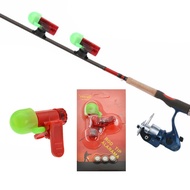 [HOT] Night Fishing Rod Alarm Sensor Light LED Signal Clamp Locking Pole Bite Alarm