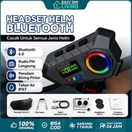 Y30 Helmet Headset Bluetooth 6.0 Motorcycle Helmet Hands Free Call Kit IPX6 Waterproof With Direct F