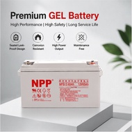 NPP Solar Gel type DEEP CYCLE Battery 12V55AH/100AH Solar colloidal battery Lead acid battery colloi