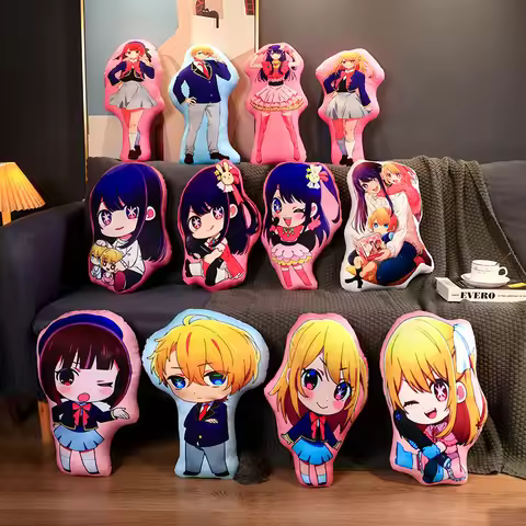 OSHI NO KO Plush Stuffed Pillows Kawaii Anime Cushion Cute Manga Dakimakura Hoshino Aqua Rubii Ai Ar